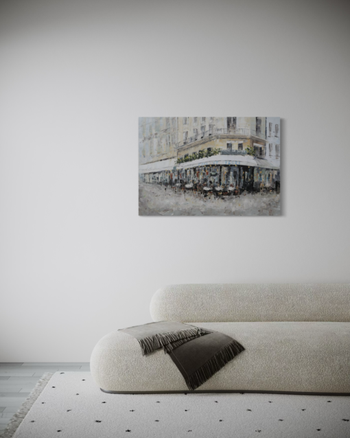 A painting from Cafe de Flore