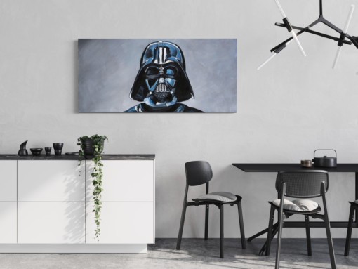 A painting of Darth Vader