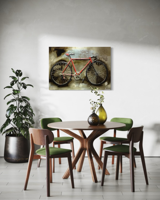 An ArtWork with a bike