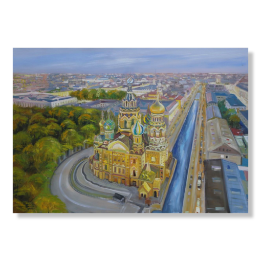 A painting of St. Petersburg
