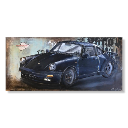 A work of art with a Porsche