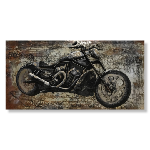 Wall Art with a motorcycle