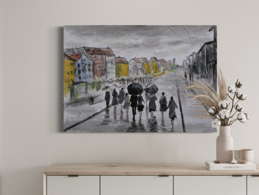 A painting of Amsterdam