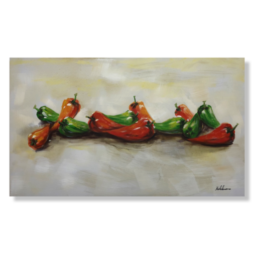 A painting with chilis