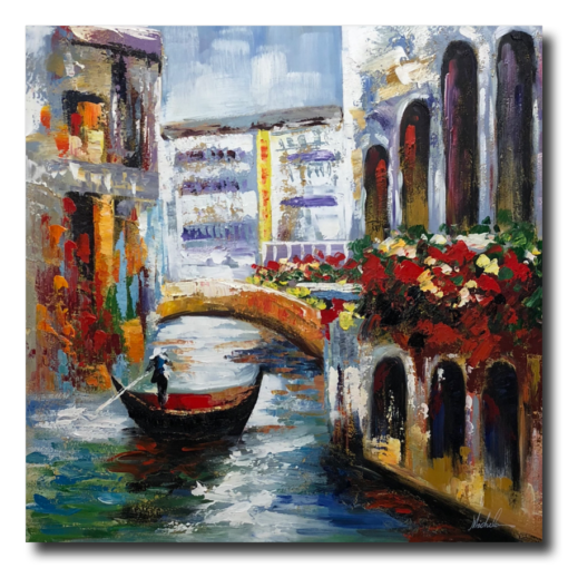 A painting with motifs from Venice