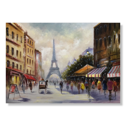 A painting of Paris