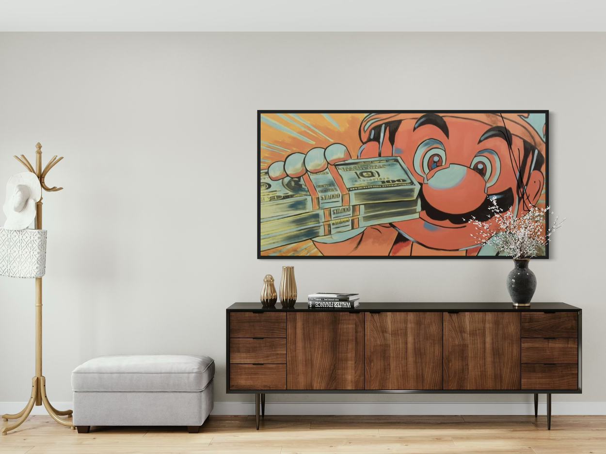 A Painting with Mario Bros.