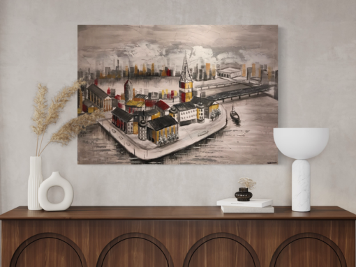 A painting of Stockholm