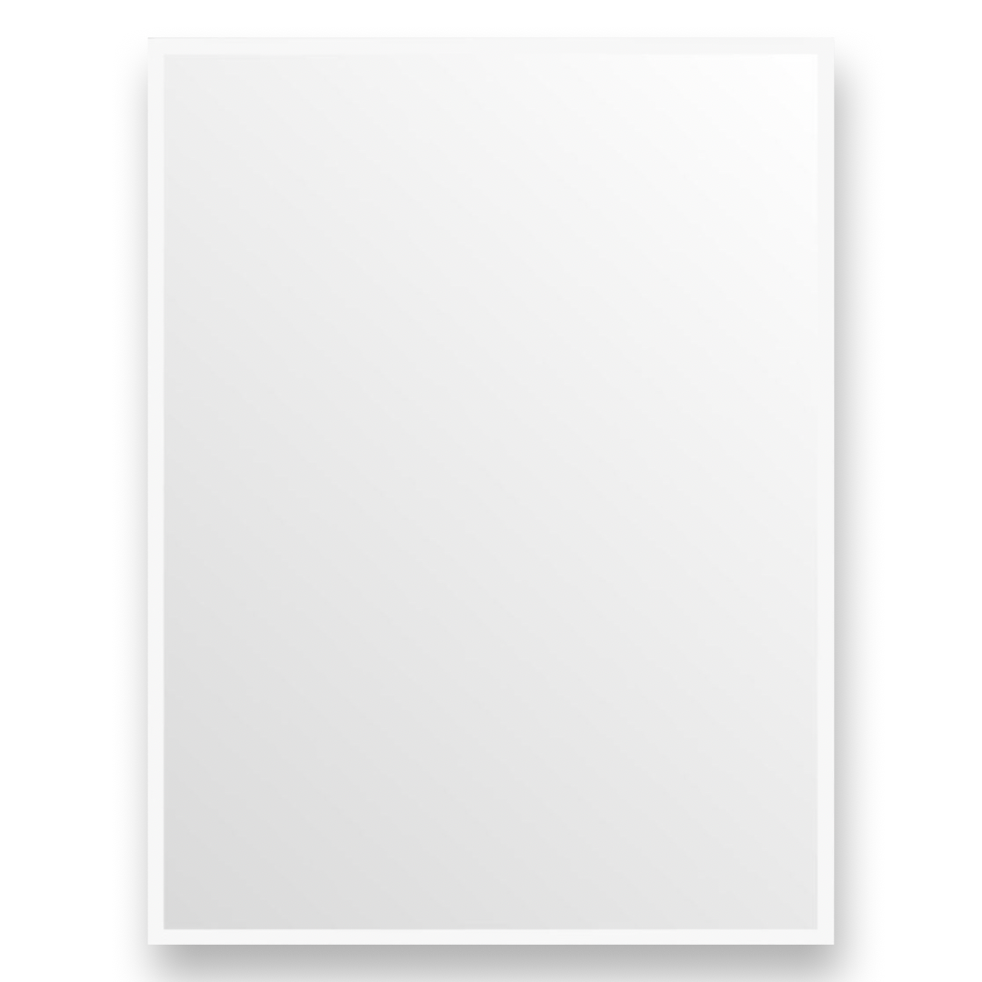 White frame for posters in 50x70cm