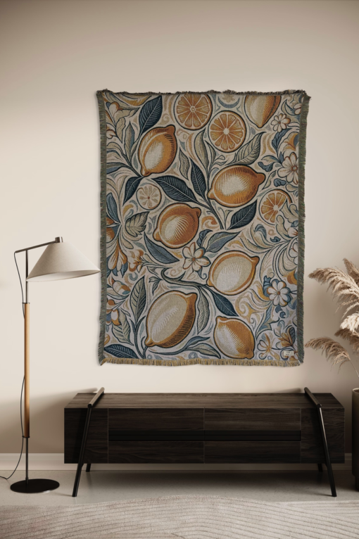 A wall rug with Amalfi lemons