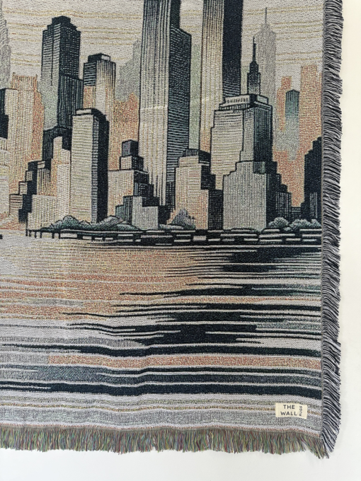 A wall rug with the NYC skyline