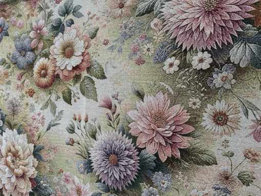 A Wall Rugs with flowers