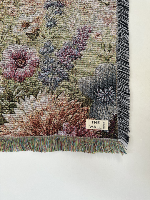 A Wall Rugs with flowers