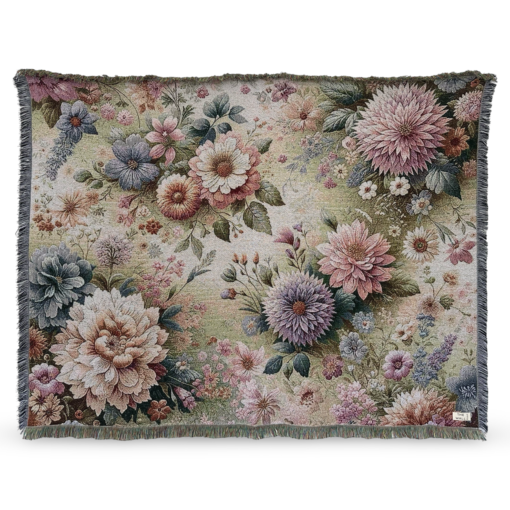 A Wall Rugs with flowers